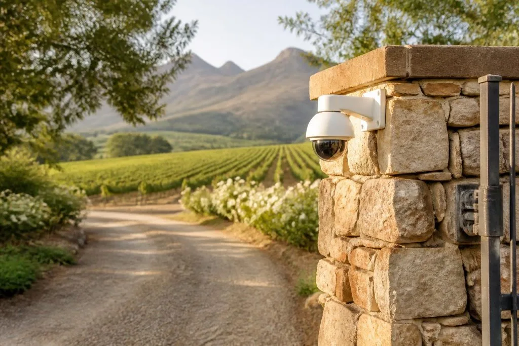 CCTV for Franschhoek Guesthouses, Farms and Wine Estates: Planning Camera Coverage
